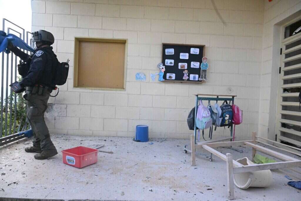 גן הילדים בנשר. | פלאש 90