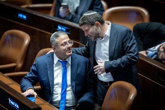 סמוטריץ' ובן־גביר. | יונתן זינדל, פלאש 90
