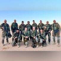 ראשוני המפקדים בחטיבות של האוגדה באימון. | מטה חטיבות דוד