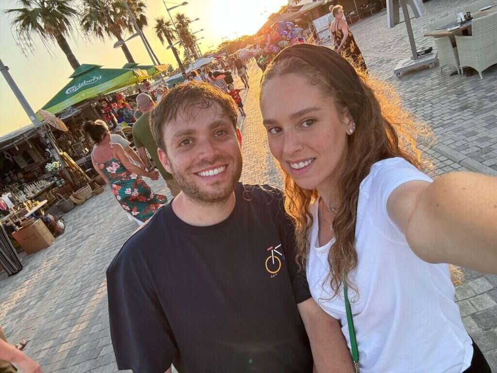 הנגד ארי רוזנפלד ואביטל אשתו. באדיבות המשפחה הנגד ארי רוזנפלד ואביטל אשתו. באדיבות המשפחה