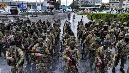 לוחמים של המשטר החדש בסוריה. | AFP