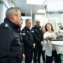 בדיקות ממגרפיה בכלא נווה תרצה. | שירות בתי הסוהר