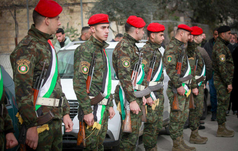 כוחות הרש"פ. | Nasser Ishtayeh /Flash90 כוחות הרש"פ. | Nasser Ishtayeh /Flash90