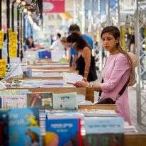 שבוע הספר בירושלים. למצולמים אין קשר לכתבה | מרים אלסטר, פלאש 90