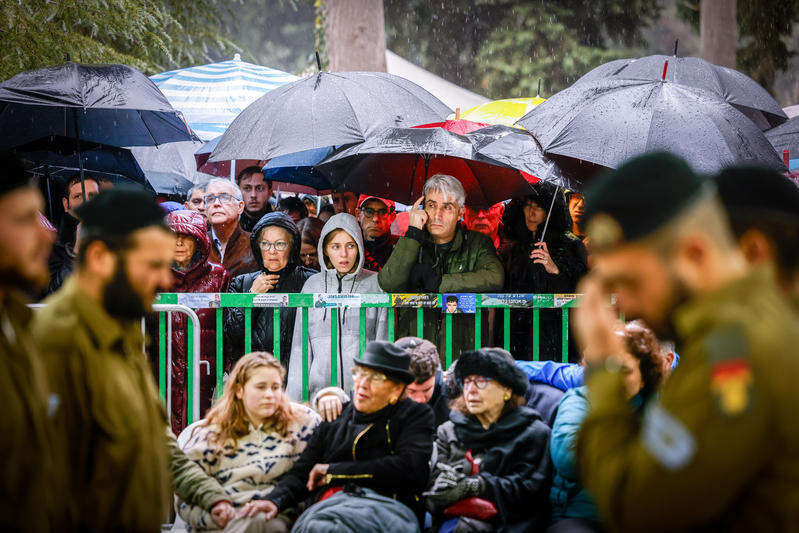 הלווייתו של יובל שהם ז"ל בהר הרצל. | חיים גולדברג, פלאש 90