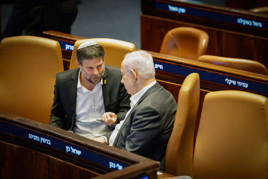 נתניהו וסמוטריץ'. | נועם מושקוביץ, דוברות הכנסת