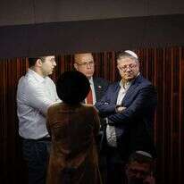 בן גביר וחברי כנסת ממפלגת עוצמה יהודית. | נועם מושקוביץ, דוברות הכנסת