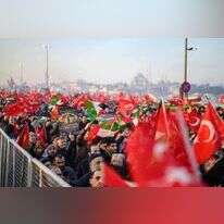 הפגנה נגד ישראל בטורקיה. | איי.אף.פי