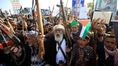 המורדים החות'ים בתימן | EPA