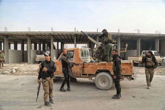 לוחמי הכוחות הסורים הדמוקרטיים. | EPA