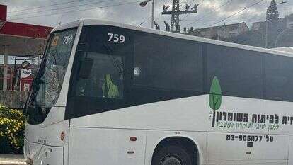 פגיעות הירי באוטובוס. | TPS