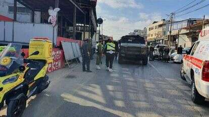 זירת הפיגוע. | מד"א