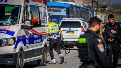 זירת הפיגוע ליד קדומים, היום. | איתי רון, פלאש 90