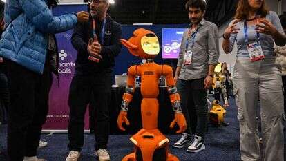 רובוט בתערוכת הטכנולוגיה CES. | AFP