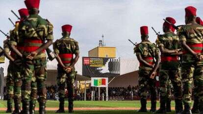 חיילים בצבא סנגל. | EPA