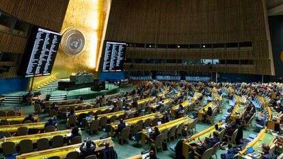 העצרת הכללית של האומות המאוחדות | EPA/JUSTIN LANE