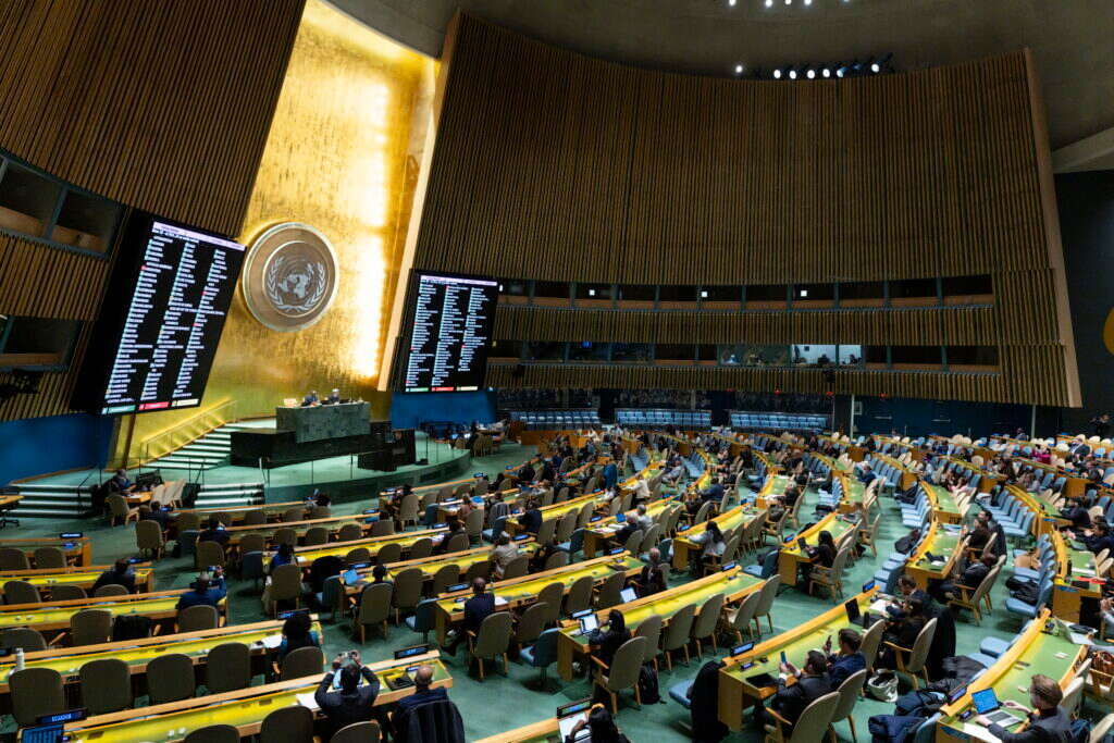 העצרת הכללית של האומות המאוחדות | EPA/JUSTIN LANE העצרת הכללית של האומות המאוחדות | EPA/JUSTIN LANE