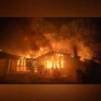 השריפה סמוך ללוס אנג'לס. | AFP