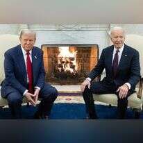 דונלד טראמפ וג'ו ביידן, | SAUL LOEB / AFP