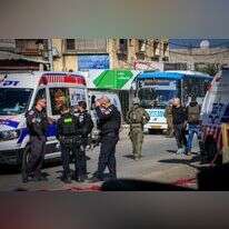 זירת הפיגוע ליד קדומים, ביום שני. | איתי רון, פלאש 90