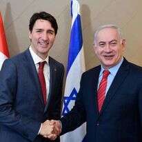 ראש הממשלה בנימין נתניהו עם ראש ממשלת קנדה, ג'סטין טרודו. | עמוס בן גרשום, פלאש 90