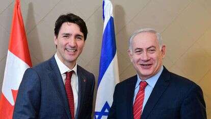 ראש הממשלה בנימין נתניהו עם ראש ממשלת קנדה, ג'סטין טרודו. | עמוס בן גרשום, פלאש 90