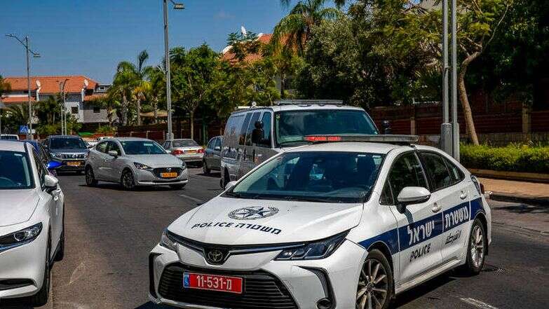 ניידת משטרה. | יוסי אלוני - פלאש 90