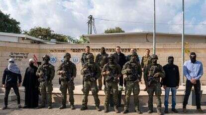 שר הביטחון ישראל כ"ץ, אלוף פיקוד מרכז אבי בלוט ויחידת המסתערבים באוגדת איו"ש. | אריאל חרמוני, משרד הביטחון