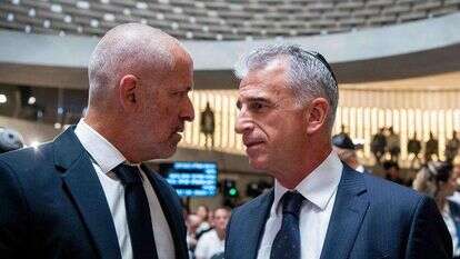 Arie Leibראש השב"כ רונן בר וראש המוסד דדי ברנע, | Abrams/Flash90