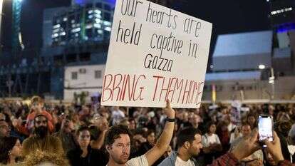 הפגנה למען שחרור החטופים. | גיל יערי, פלאש 90