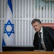 נאחז בקרנות המזבח. השופט יצחק עמית. | חיים גולדברג, פלאש 90