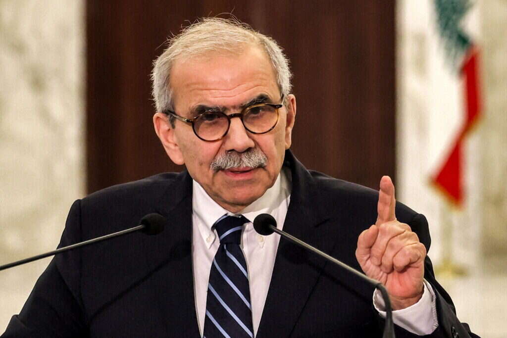 ראש ממשלת לבנון ונשיא בית הדין הבינלאומי לצדק, נוואף סלאם. | ANWAR AMRO / AFP