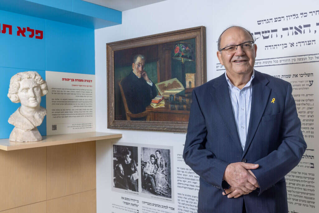 פרופ' אהרן ממן. | יוסי אלוני