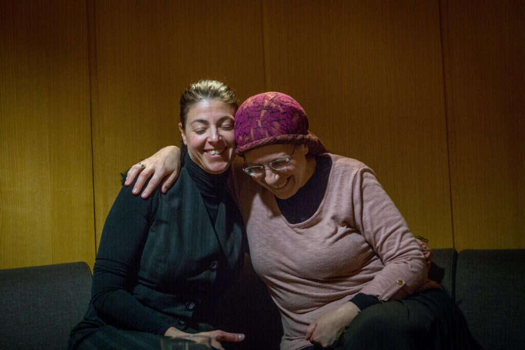 אפשרות של דיאלוג בין שונים. חברות הכנסת אורית סטרוק ומרב מיכאלי, 2014. | מרים אלסטר, פלאש 90