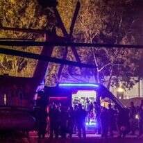 הגעת החטופות לנקודת הקליטה סמוך לקיבוץ רעים. | AFP