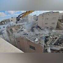 הריסת המבנה הלא חוקי ברהט. | הרשות לאכיפה במקרקעין