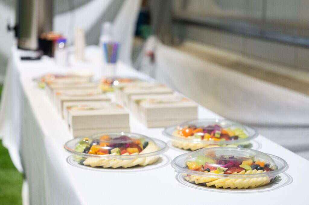 מתחם הקליטה הקדמי לחטופים. | דובר צה"ל