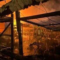 ההתפרעויות סמוך לפונדוק. תיעוד מבצעי כבאות והצלה יו"ש