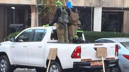 מיצג נוח'בות בכפר סבא. ״המילואימניקים דור הניצחון״.