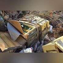 חלק מהתחמושת שנמצאה על ידי חטיבת ההרים. | דובר צה"ל