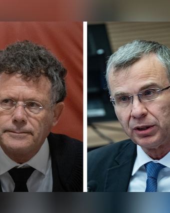 יריב לוין ויצחק עמית. | יונתן זינדל - פלאש 90, חיים גולדברג - פלאש 90