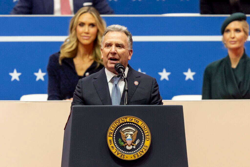 שליחו של נשיא ארה"ב דונלד טראמפ למזרח התיכון, סטיב וויטקוף. | ANGELA WEISS / AFP