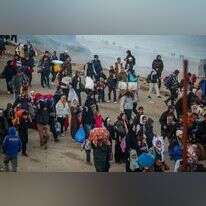 תושבי צפון רצועת עזה שבים לביתם. | אלי חסן, פלאש 90