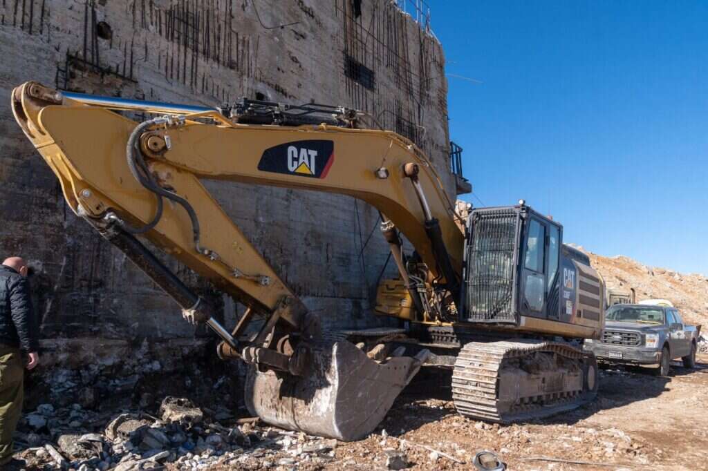 בינוי במוצבי כתר החרמון. | דובר צה"ל בינוי במוצבי כתר החרמון. | דובר צה"ל