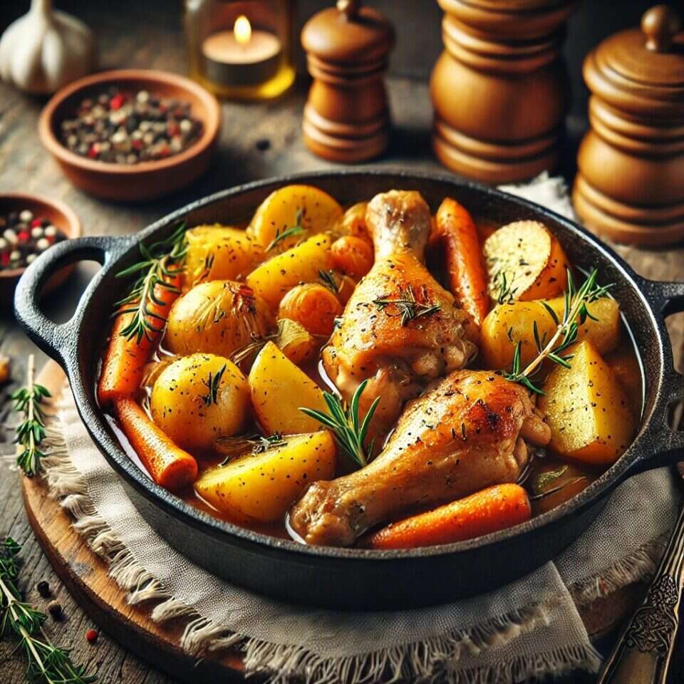 קדירת עוף ותפוחי אדמה. באדיבות חלי ממן. | יחצ