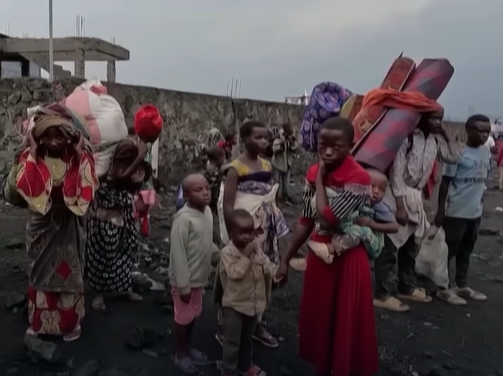 עקורים קונגולזים מגומה. | מסך מיוטיוב