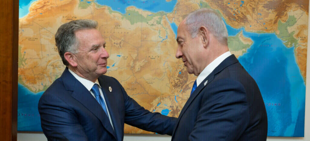 נתניהו עם סטיב וויטקוף. | מעיין טואף, לע״מ