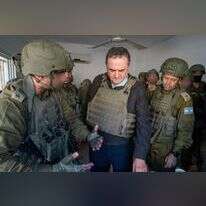 שר הביטחן ישראל כץ במחנה הפליטים ג'נין, במהלך מבצח חומת ברזל | אריאל חרמוני, משרד הביטחון.