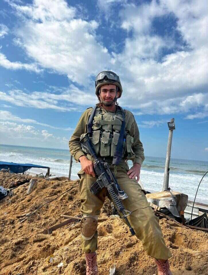 נקלע לחזית הטרור בשערי ירושלים. אביעד פריג'ה ברצועת עזה, 2023 | באדיבות המצולם