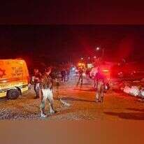 כוחות הביטחון וההצלה סמוך לפונדוק לאחר תקרית הירי בחודש שעבר. | תיעוד מבצעי מד"א